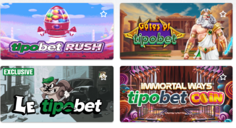 Tipobet'e özel slot oyunları