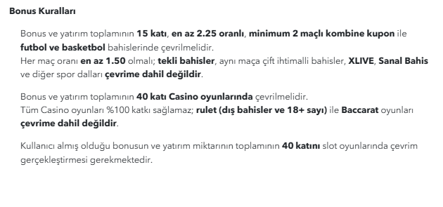Tipobet Çevrim Şartları