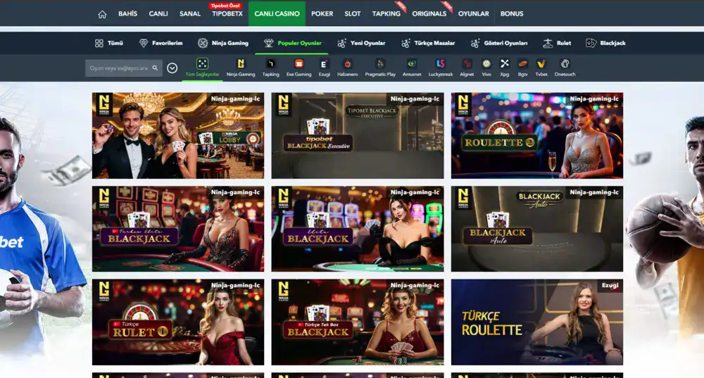 Tipobet güvenilir mi - canlı casino Türkçe masalar ve blackjack